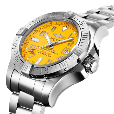 breitling avenger ii yellow hand|Breitling Avenger II Seawolf .